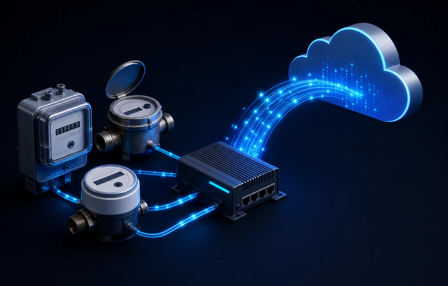 Сбор показаний счетчиков через Modbus Gateway